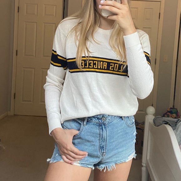 Striped Crewneck Sweater~Brandy Melville~Size S - Picture 2 of 4